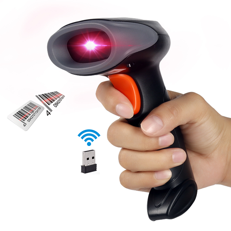 EDOO W41-10 Wireless Portable 2.4G WIFI BT 1D 2D QR Bar Code Cordless Warehouse Handheld Barcode Sca