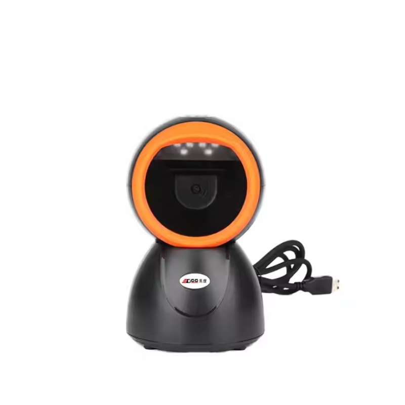 EDOO D45 USB Wired Desktop QR Code Scanner 1D 2D Barcode Reader for POS Supermarket Retail Store Com