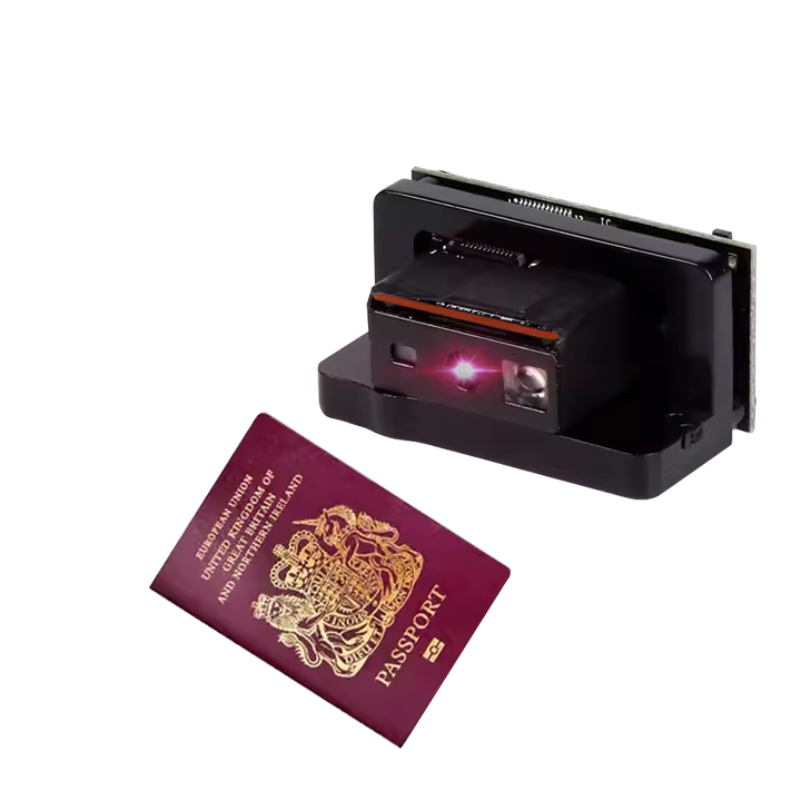 E5 Embedded Fixed Mount Passport MRZ Barcode Scanner Module