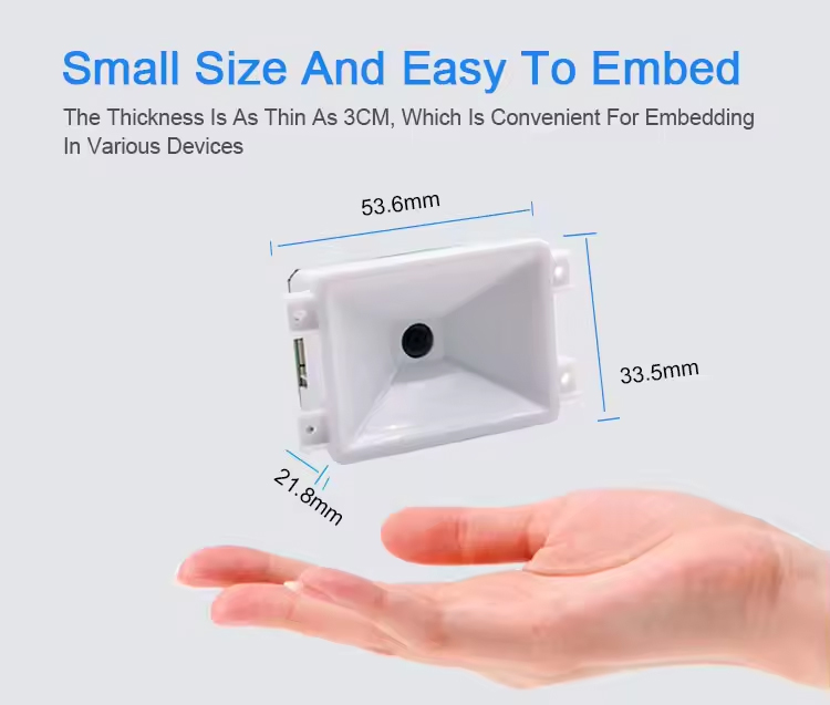 MF20-23P Mini Embedded USB TTL RS232 Interface Barcode Scanner