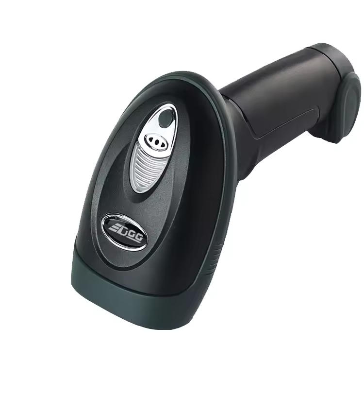 EDOO W20-60 Comfortable Handle Wireless 2.4G Barcode Scanner Wholesale for Supermarket Use Scans QR/
