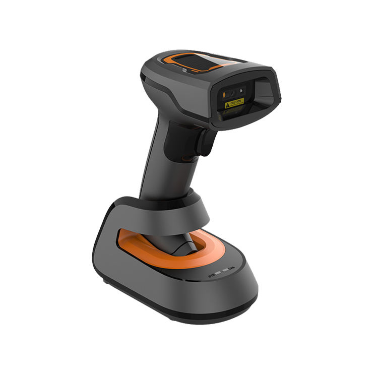 Edoo EDH2000-RF Wireless Handheld 2D USB Industrial Wireless Barcode Scanner with Stand 2D Barcode R