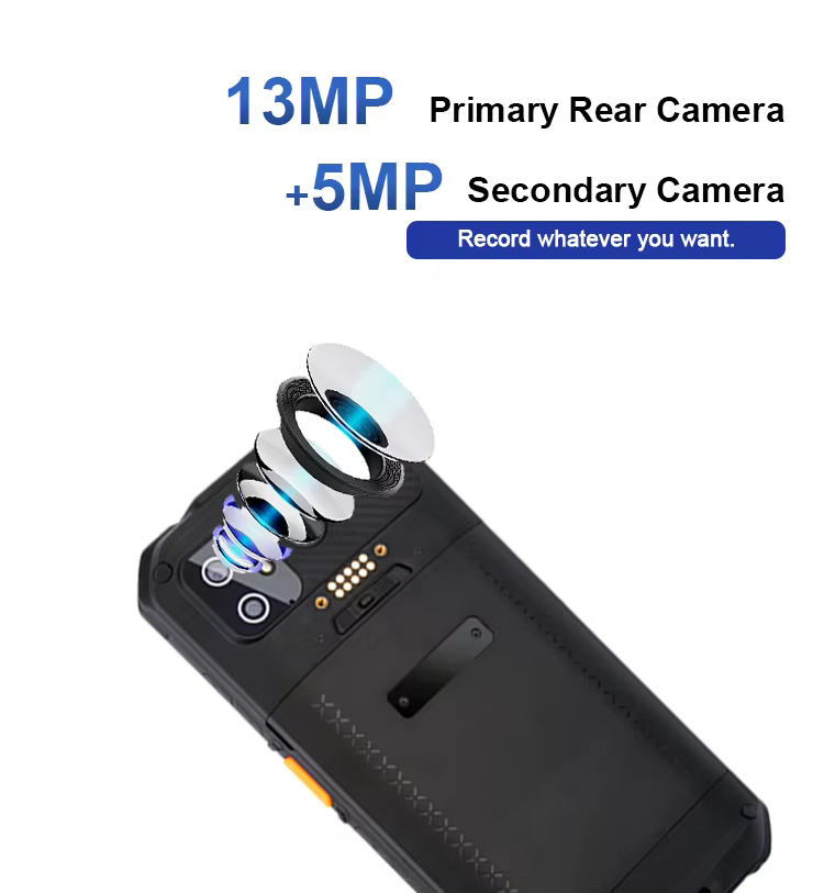 EDOO M82 Android Handheld 5G Mobile Terminal Pda IP68 1d 2d Barcode Scanner NFC Reader With Removeable Battery 5000mAh